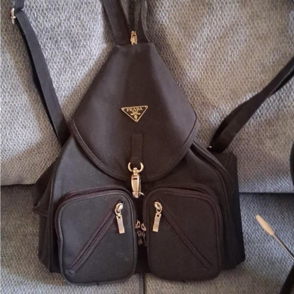Prada Black Backpack